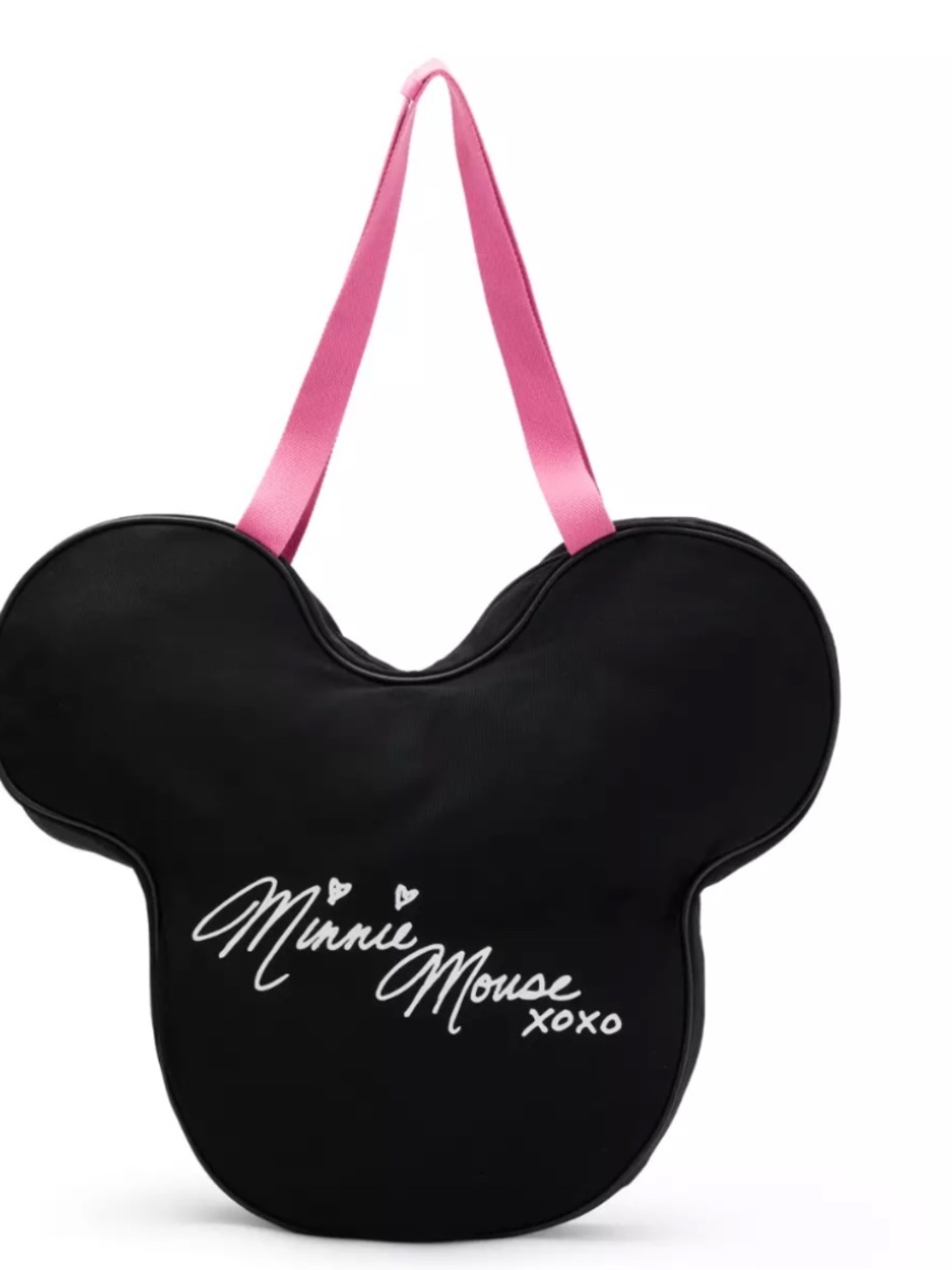 Disney 2026 Minnie Mouse "Valentine" Big Face Hearts Canvas Tote - Picture 2 of 4